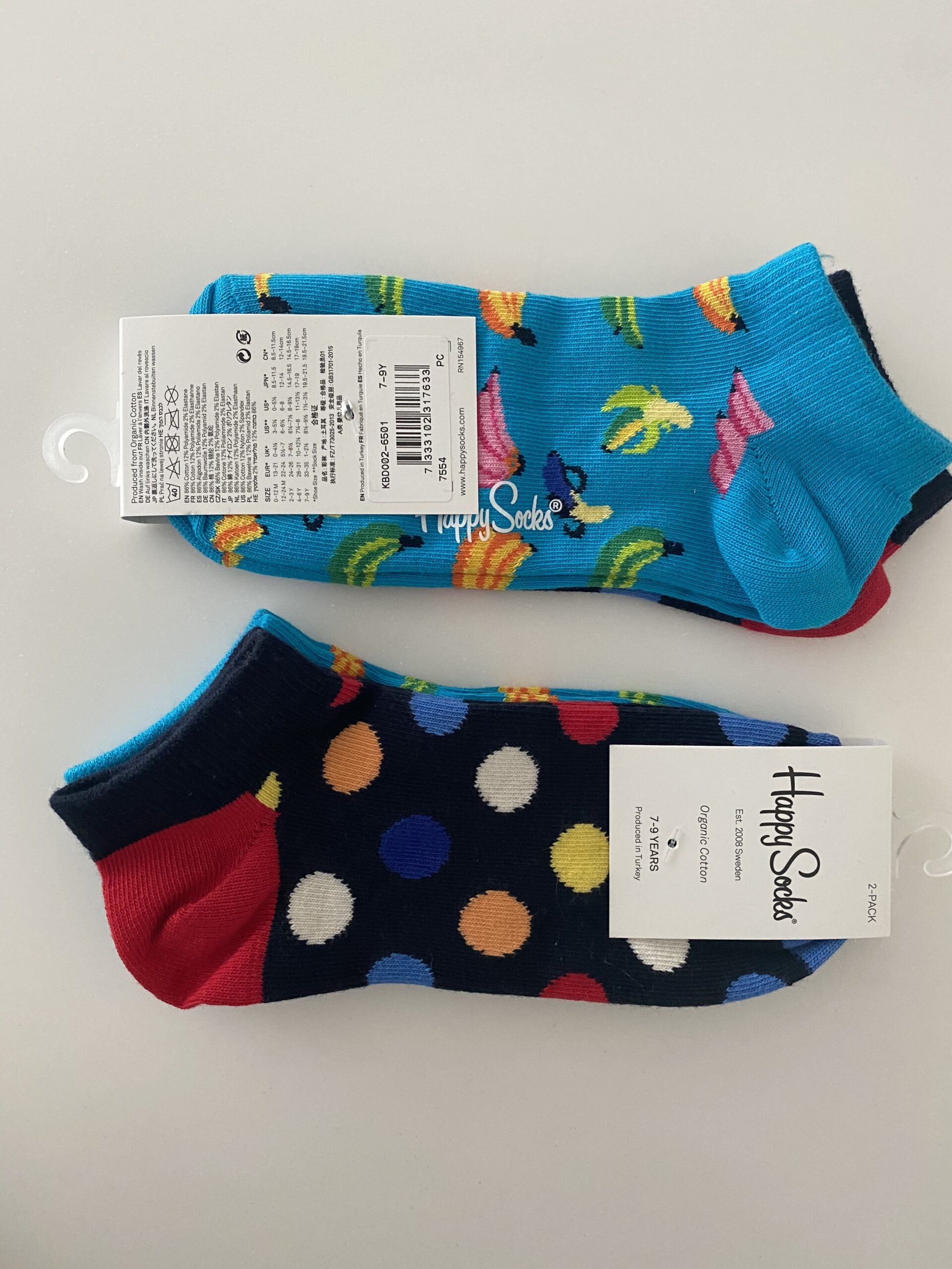 Happy Socks kojinių rinkinukai, 2 vnt
