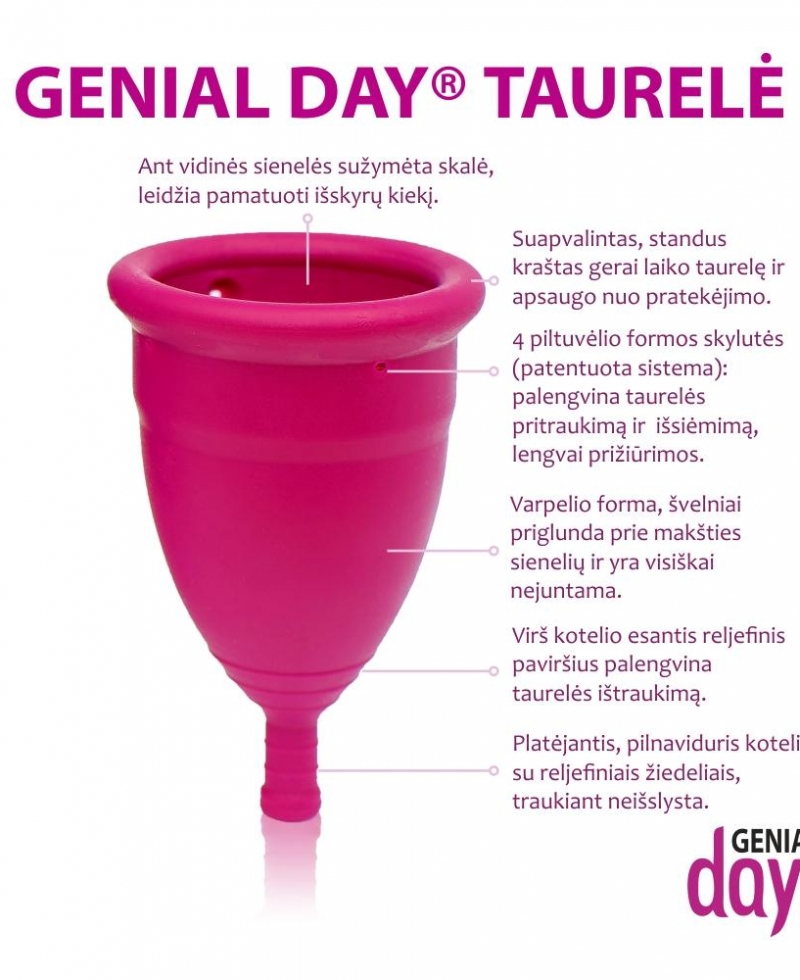 Genial Day menstruacinė taurelė Large