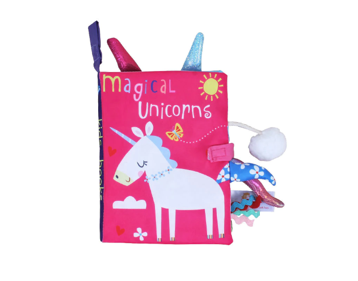 Lavinamoji sensorinė knygelė Magical Unicorns