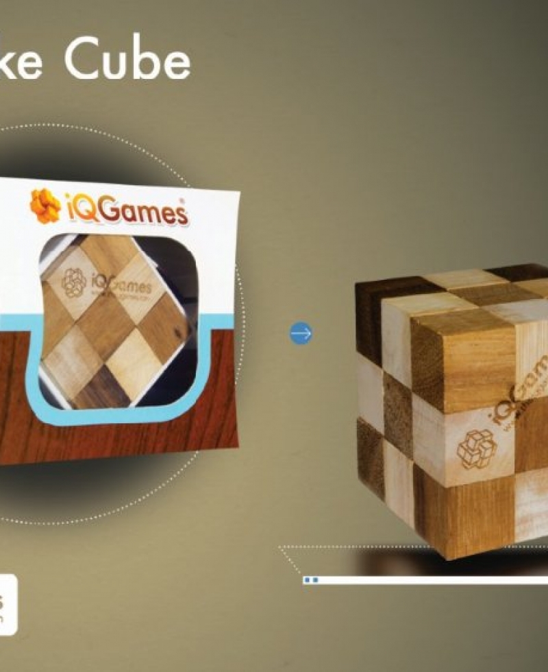 Klasikinė dėlionė – galvosūkis﻿ Snake Cube