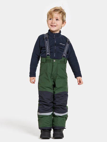 Didriksons pašiltintos neperšlampamos kelnės IDRE KIDS PANTS 6 su augimo funkcija – Pine Green