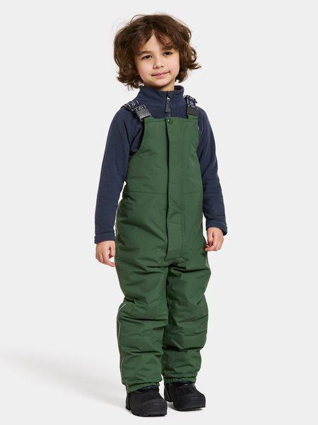 Didriksons pašiltintos kelnės su augimo funkcija TARFALA KIDS PANTS 7 – Pine Green