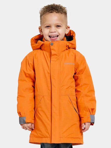 Didriksons žieminė striukė TUNDRAN KIDS PARKAS – Orange Jam