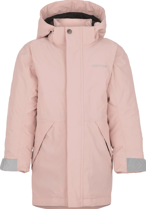 Didriksons žieminė striukė TUNDRAN KIDS PARKAS – Dusty pink