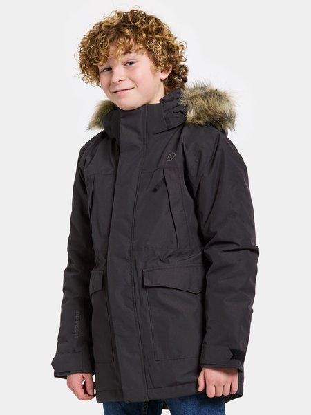 Didriksons žieminė striukė su augimo funkcija – Oxid Kids’ Parka Black