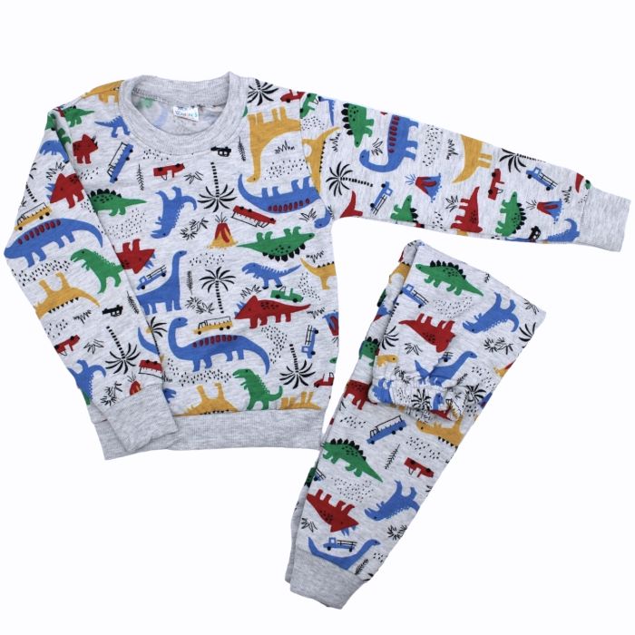 Šilta pižama su dinozaurais