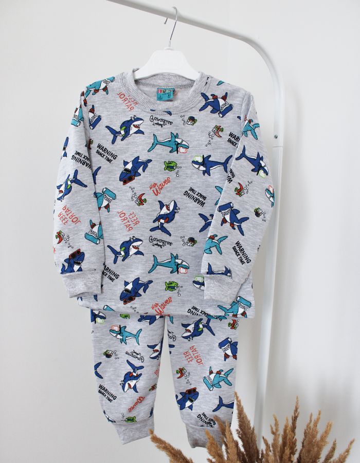 Pižama su pašiltinimu „Rykliukas”