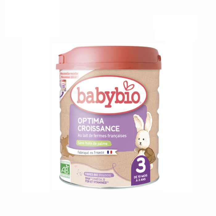 Ekologiškas BabyBio pieno mišinys Optima 3 (nuo 10 mėn. iki 3 metų), 800 g