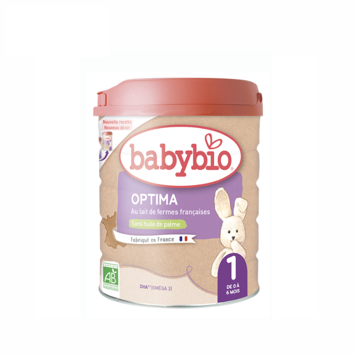 Ekologiškas BabyBio pieno mišinys Optima 1 (nuo 0 iki 6 mėn.), 800 g