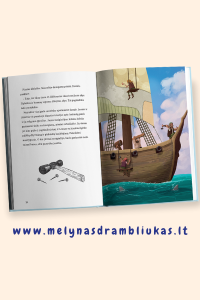 Personalizuota knyga „Piratų kapitonas“