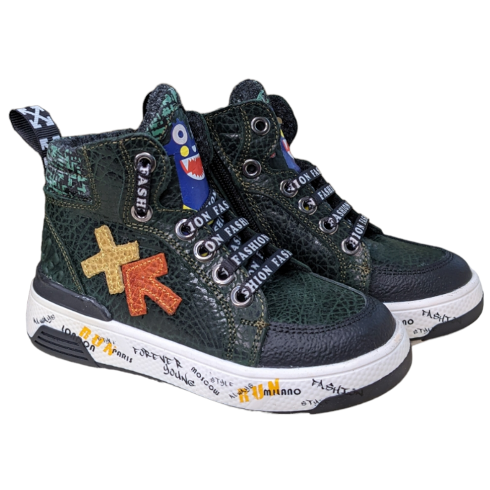 Batai su vilna berniukams MONSTER BLACK