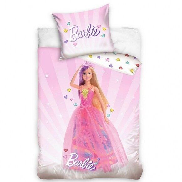 Dvipusis patalynės komplektas „Beautiful Barbie”, 140×200 cm