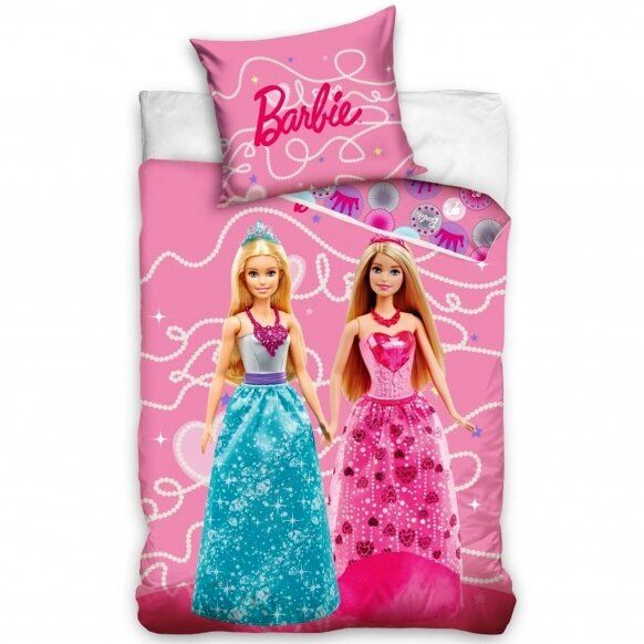 Dvipusis patalynės komplektas „Barbie Girls”, 140×200 cm