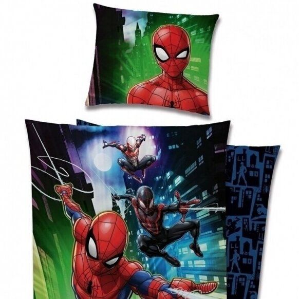 Dvipusis patalynės komplektas „Super Spiderman”, 140×200 cm