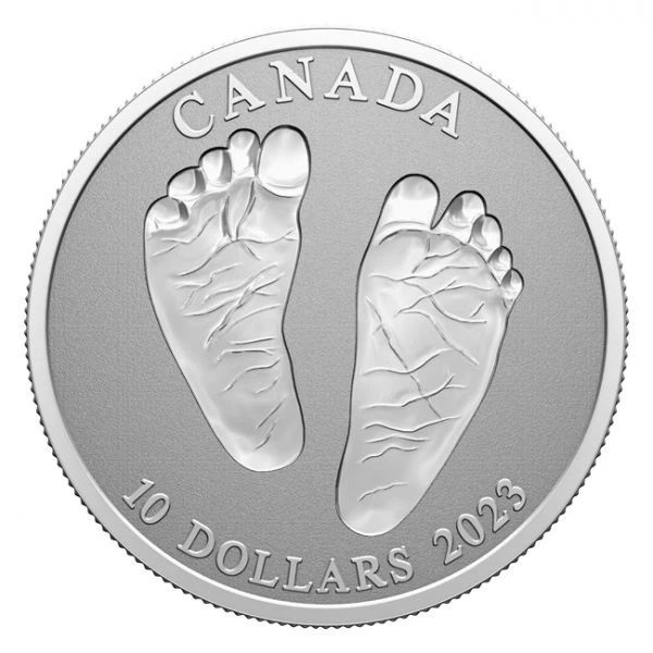 Sidabrinė moneta “Būk pasveikintas atėjęs į pasaulį 2023”