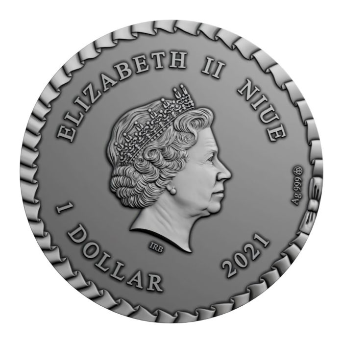 Sidabrinė moneta „Karalaitė ir žirnis”