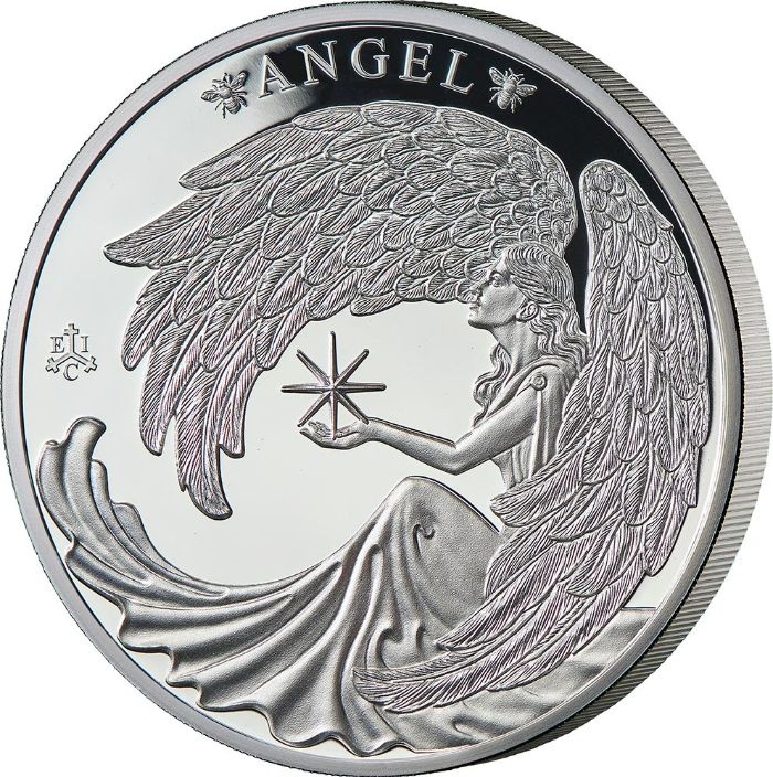 Sidabrinė moneta „Sėkmės Angelas”