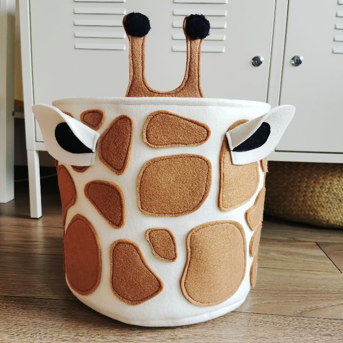 Veltinio krepšys Žirafa