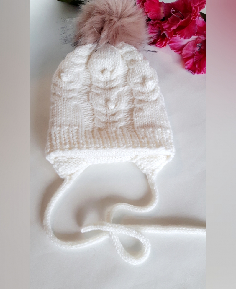 Žieminė merino vilnos kepurė