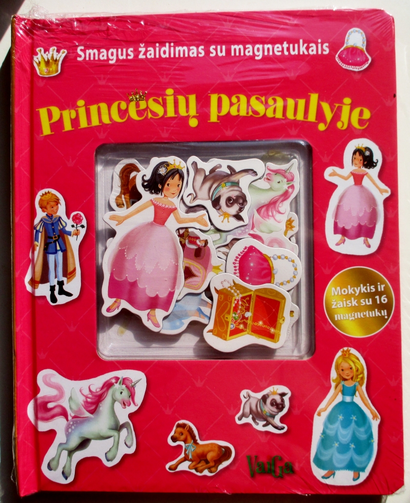 “Smagus žaidimas su magnetukais. Princesių pasaulyje”, 3+