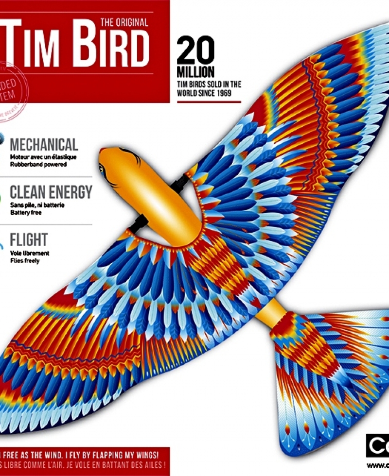 Mechaninis paukštis „Tim“ (50cm), 5+