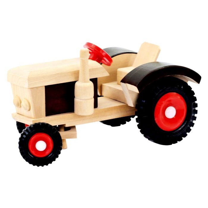„Medinis traktoriukas su priekaba ir kaladėlėmis”, 3+