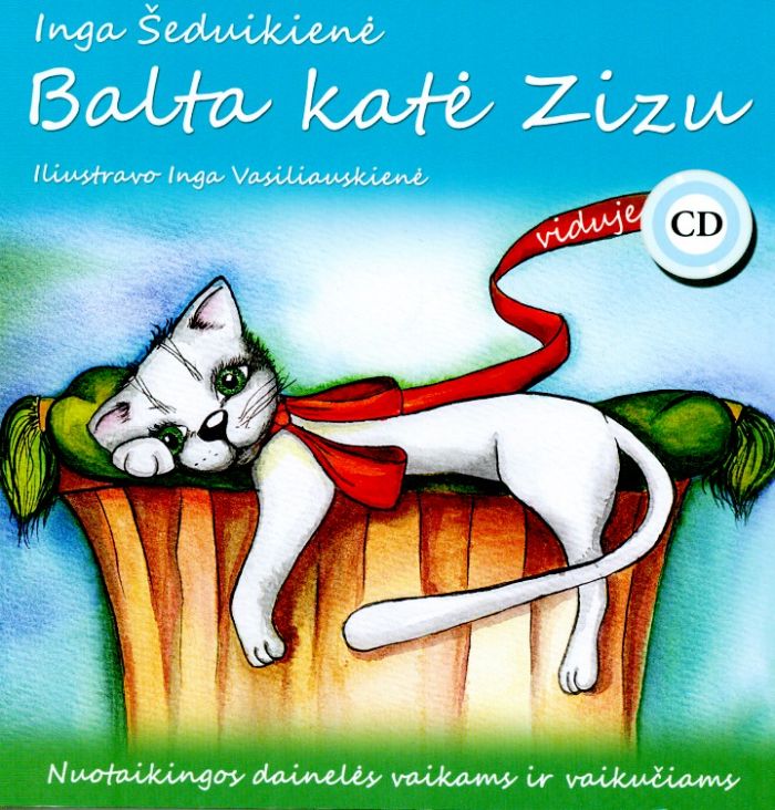 „Balta katė Zizu“ su CD