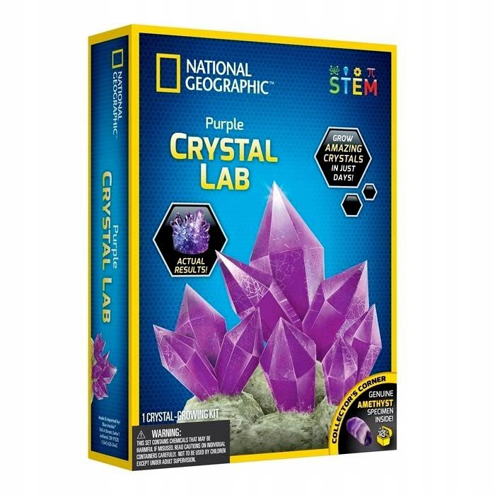 Kristalų auginimo rinkinys „Crystal Grow Purple”, 8+