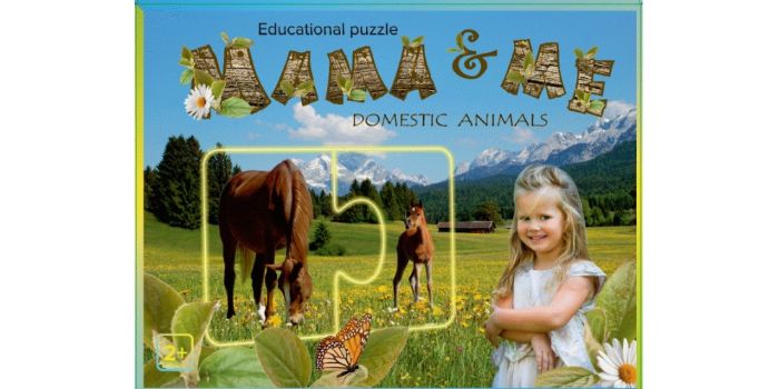 „Mama & me, Domestic animals”, 2+