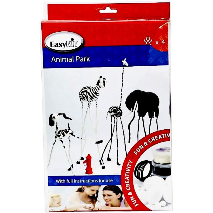 Šilkinio modelino rinkinys “Animal park”, 3+