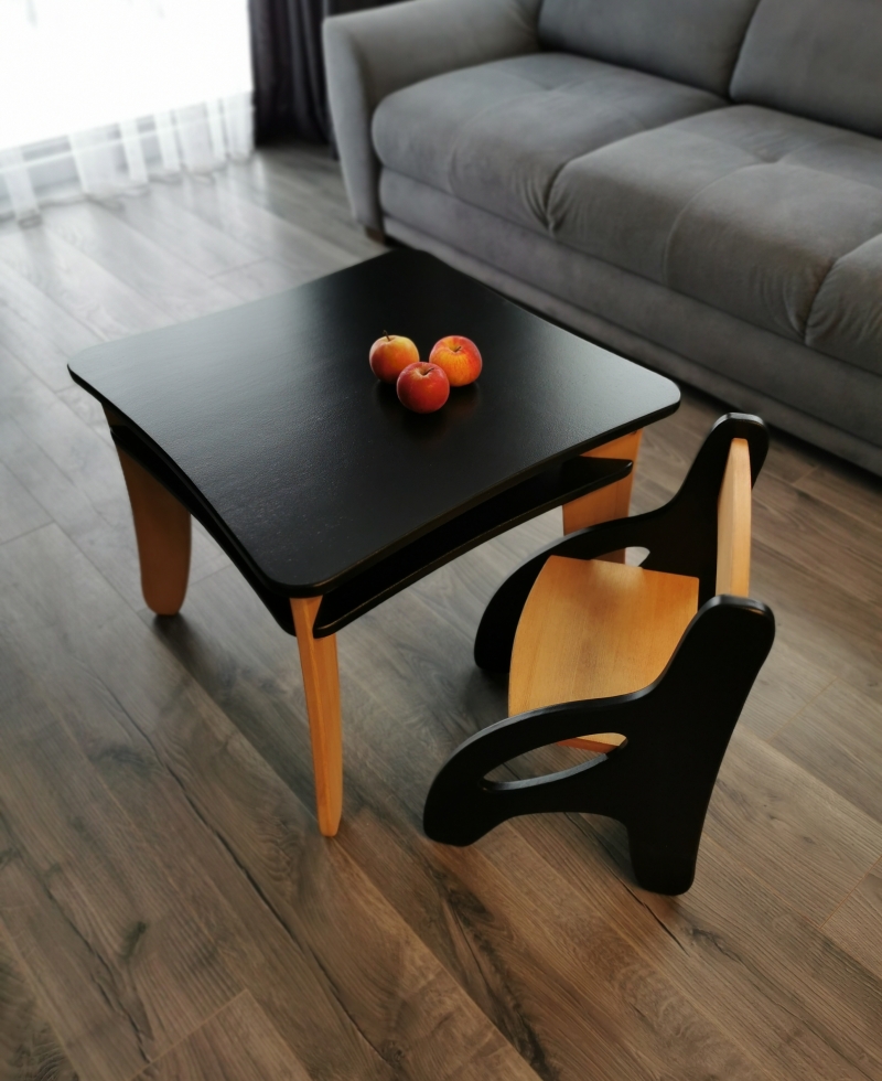 Montessori staliukas ir kėdutės