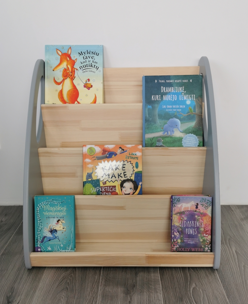 Montessori knygų lentyna