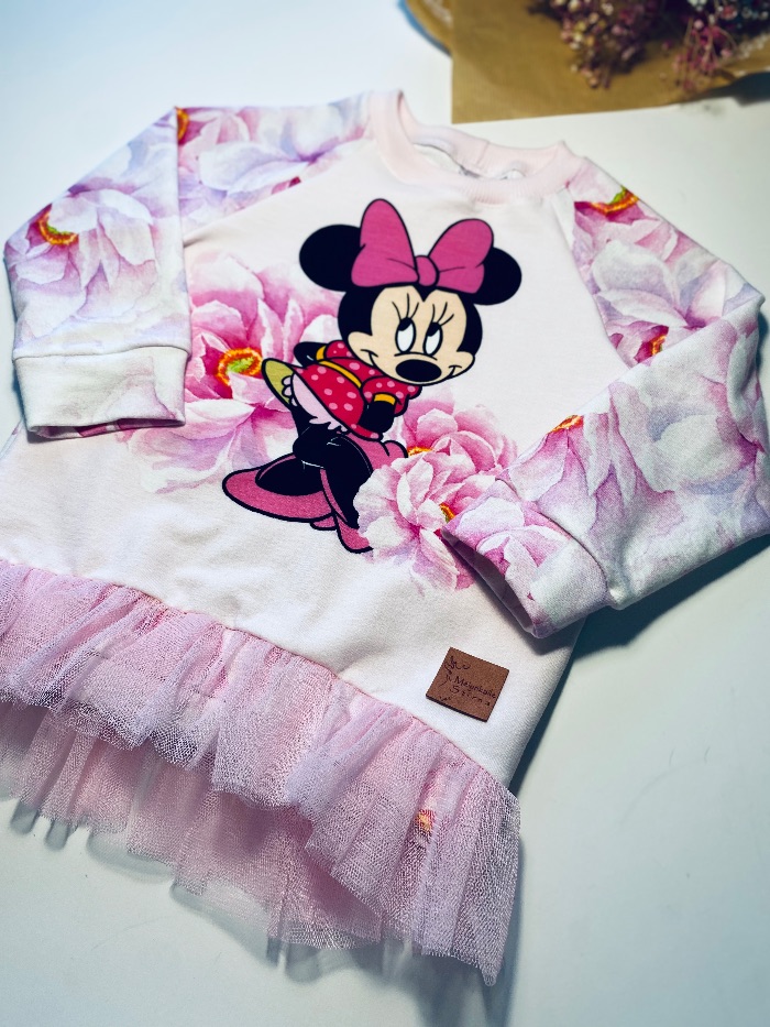 Džemperiukas su tiuliu “Minnie”